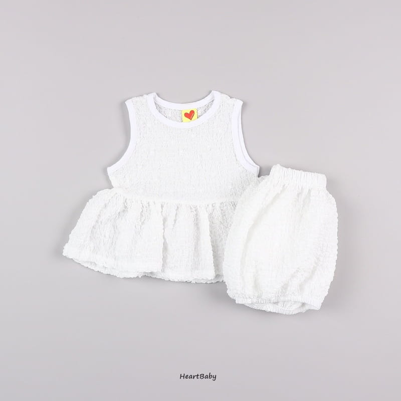 Heart Baby - Korean Children Fashion - #kidzfashiontrend - Popcorn Top Bottom Set - 9
