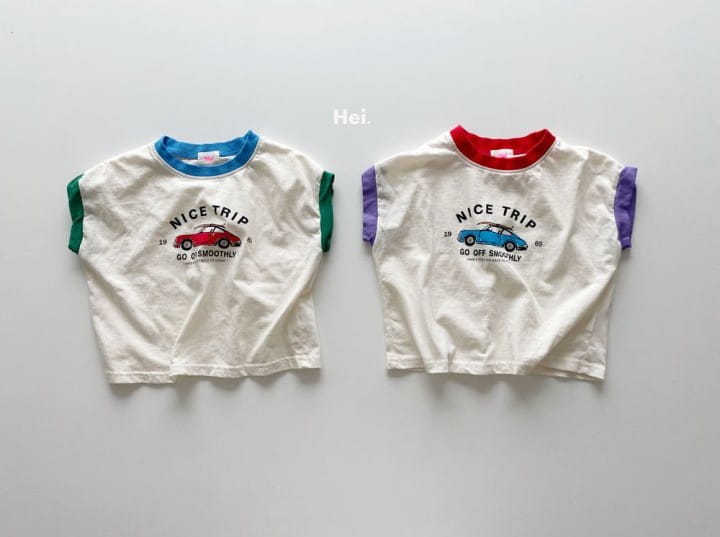 Hei - Korean Children Fashion - #childofig - Car Tee - 2