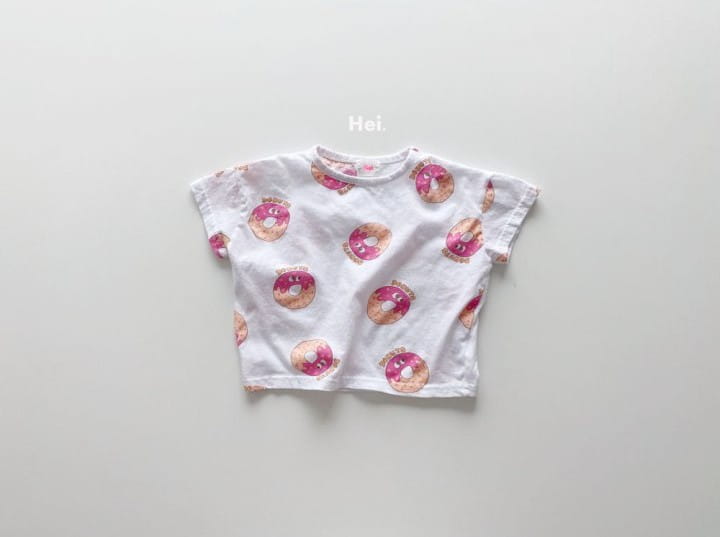 Hei - Korean Children Fashion - #kidsshorts - Donut Tee - 3