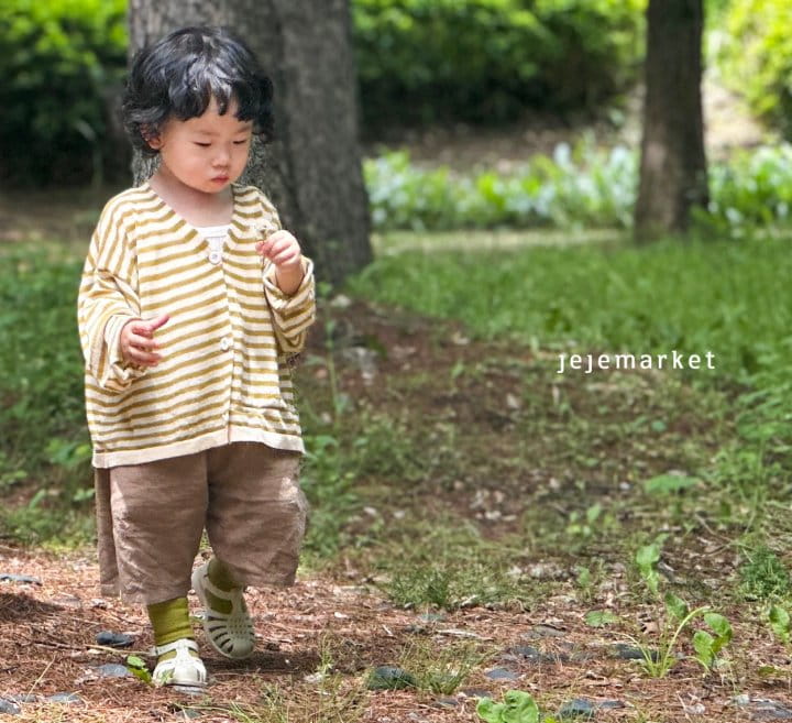 Jeje Market - Korean Children Fashion - #childrensboutique - Moy Stripes Cardigan - 10