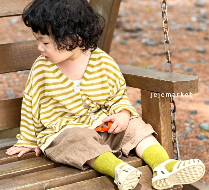 Jeje Market - Korean Children Fashion - #designkidswear - Moy Stripes Cardigan - 11