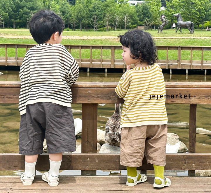 Jeje Market - Korean Children Fashion - #magicofchildhood - Moy Stripes Cardigan - 3