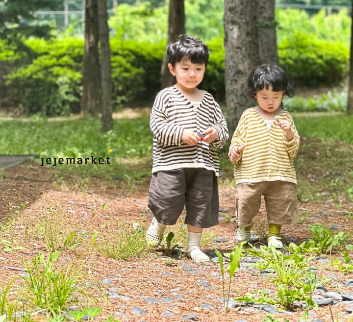 Jeje Market - Korean Children Fashion - #magicofchildhood - Moy Stripes Cardigan - 4