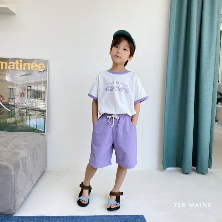 Jermaine - Korean Children Fashion - #designkidswear - Center Piping Tee - 7