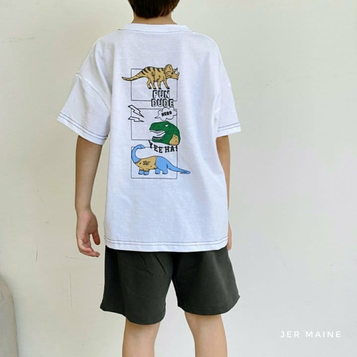 Jermaine - Korean Children Fashion - #designkidswear - Dino Top Bottom Set - 5