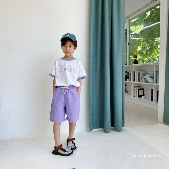 Jermaine - Korean Children Fashion - #fashionkids - Center Piping Tee - 9