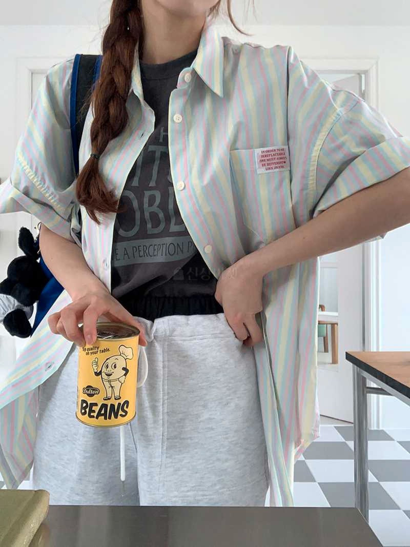 Jkichi - Korean Women Fashion - #momslook - Thanks Shirt - 9