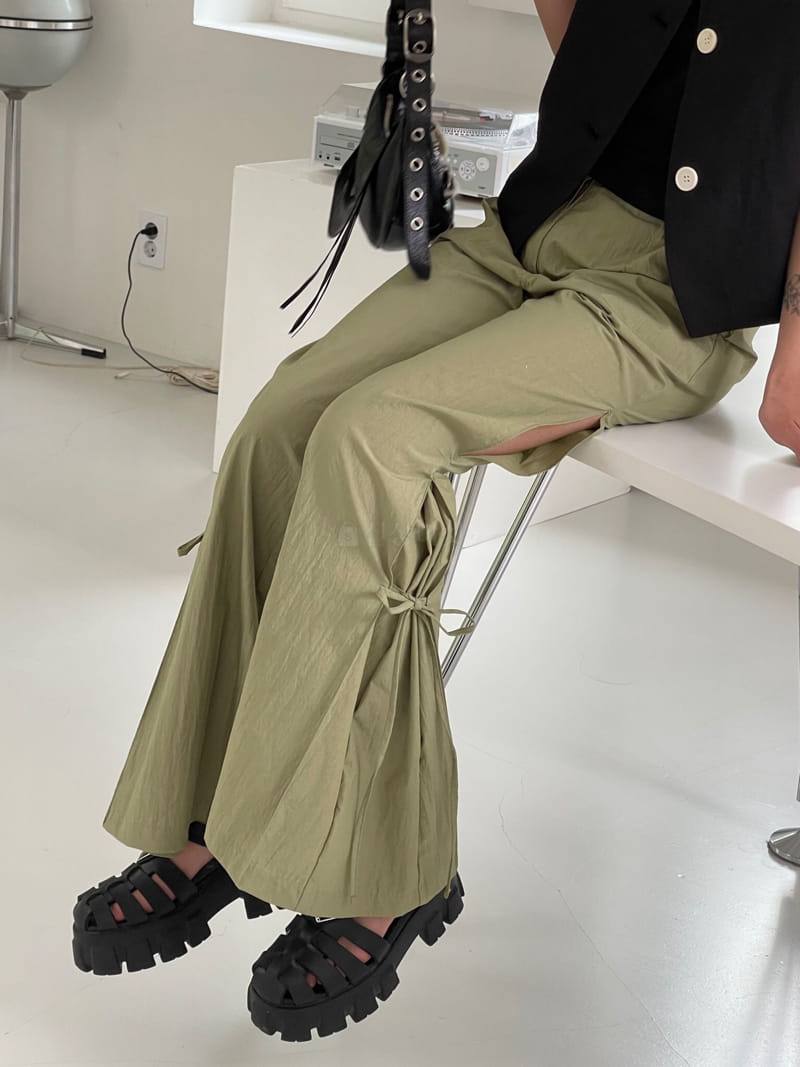 Kare - Korean Women Fashion - #vintageinspired - Plan Pants - 3