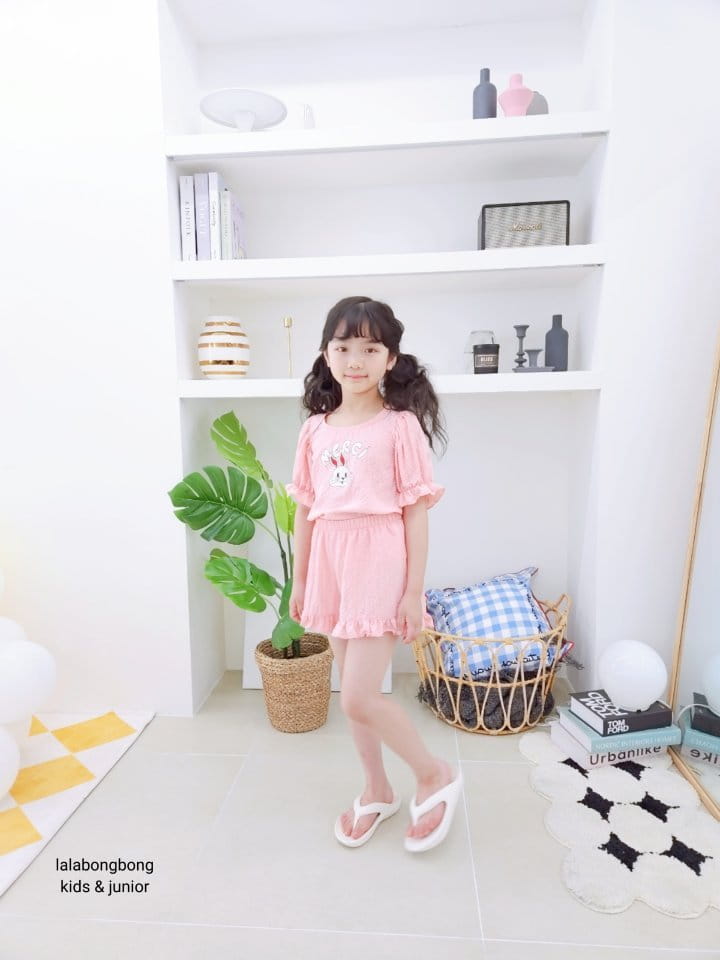 Lalabongbong - Korean Children Fashion - #Kfashion4kids - Bunny Top Bottom Set - 10