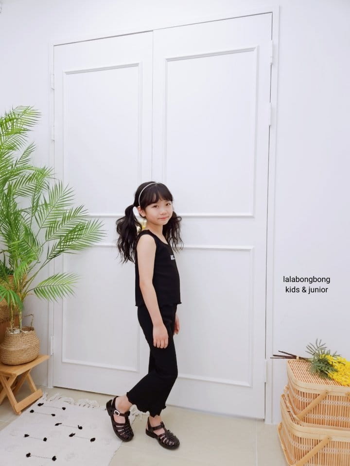 Lalabongbong - Korean Children Fashion - #designkidswear - Cool Pleats Top Bottom Set - 5