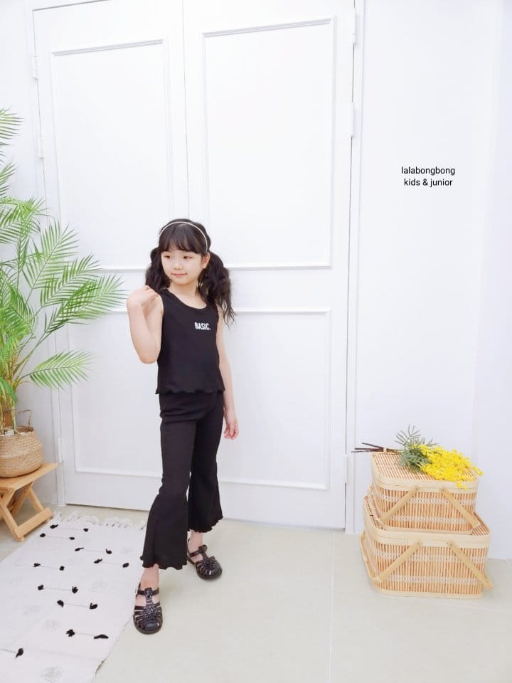 Lalabongbong - Korean Children Fashion - #fashionkids - Cool Pleats Top Bottom Set - 7