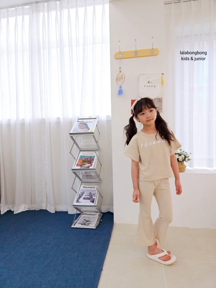 Lalabongbong - Korean Children Fashion - #kidsshorts - Friends Top Bottom Set - 9