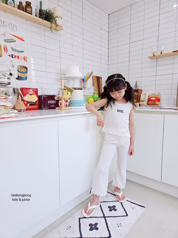 Lalabongbong - Korean Children Fashion - #kidzfashiontrend - Cool Pleats Top Bottom Set - 10