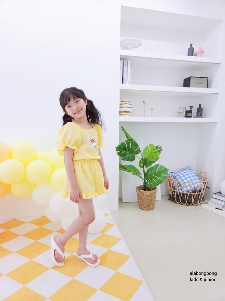 Lalabongbong - Korean Children Fashion - #kidzfashiontrend - Bunny Top Bottom Set - 9