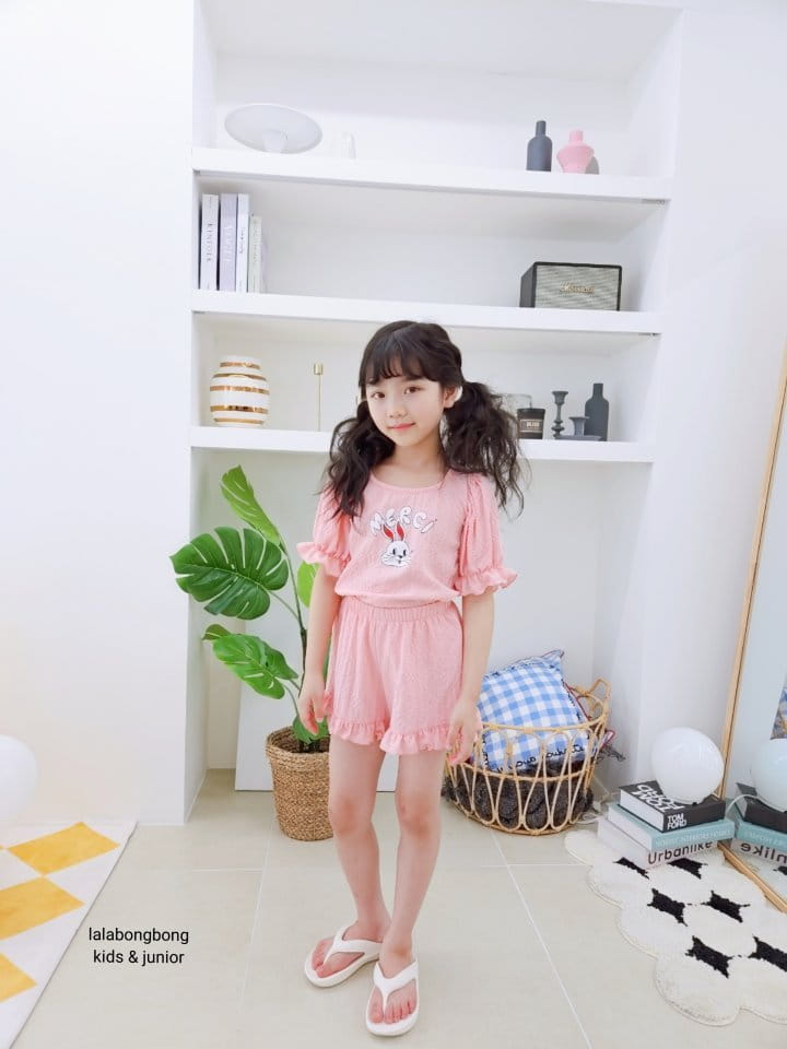 Lalabongbong - Korean Children Fashion - #magicofchildhood - Bunny Top Bottom Set - 12
