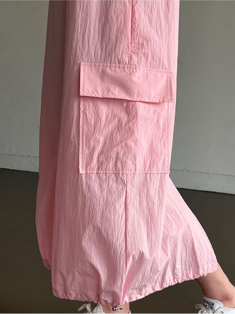 Lamerei - Korean Women Fashion - #momslook - Sleeveless String Pocket One-piece - 3