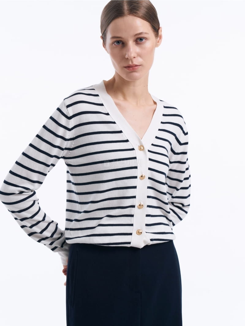 Lamerei - Korean Women Fashion - #womensfashion - Stripes Cardigan