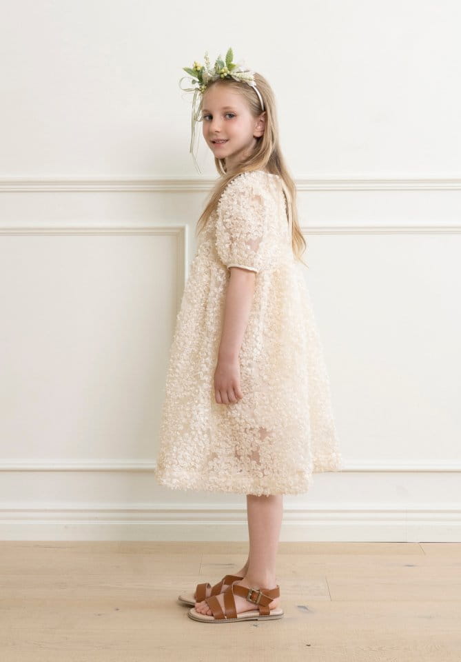 Le Bev - Korean Children Fashion - #designkidswear - Rose Tool One-piece - 5