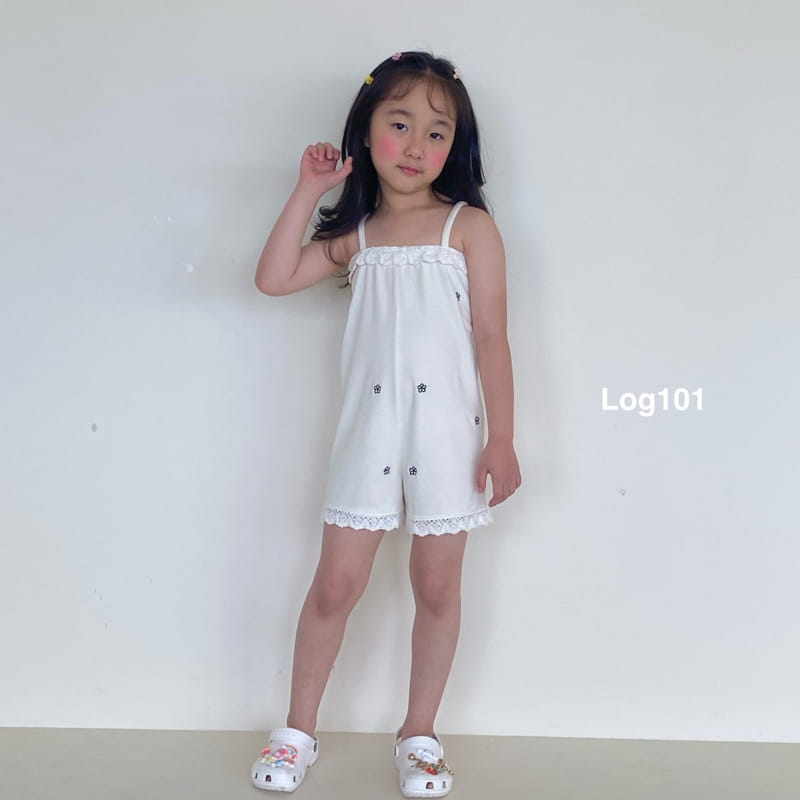 Log101 - Korean Children Fashion - #childofig - Flower Jumpsuit - 8