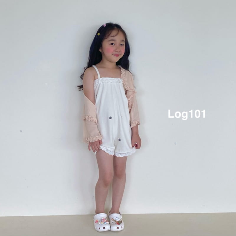 Log101 - Korean Children Fashion - #designkidswear - Flower Jumpsuit - 10