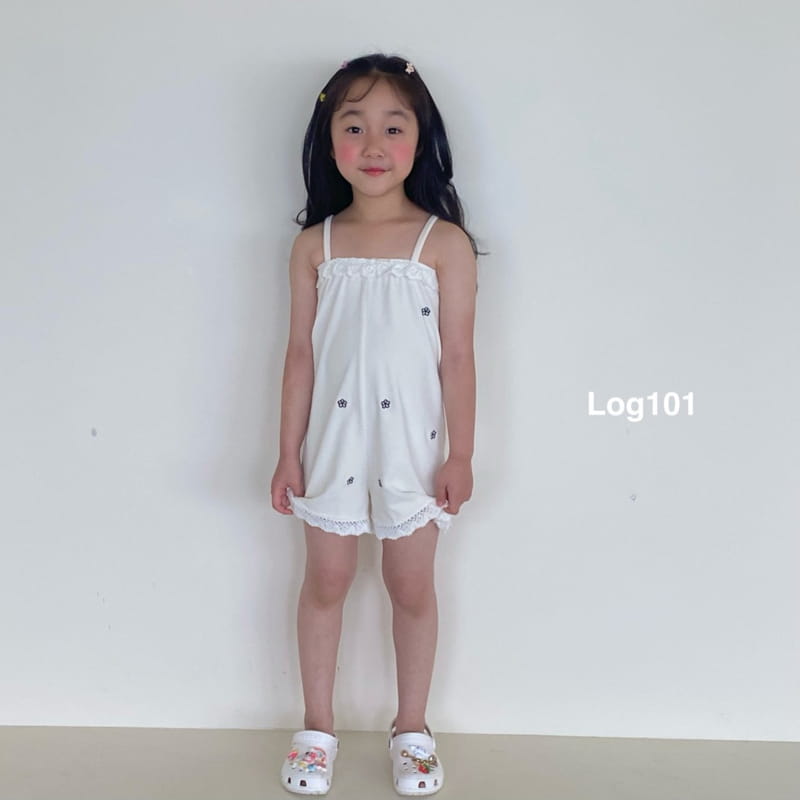 Log101 - Korean Children Fashion - #fashionkids - Flower Jumpsuit - 12
