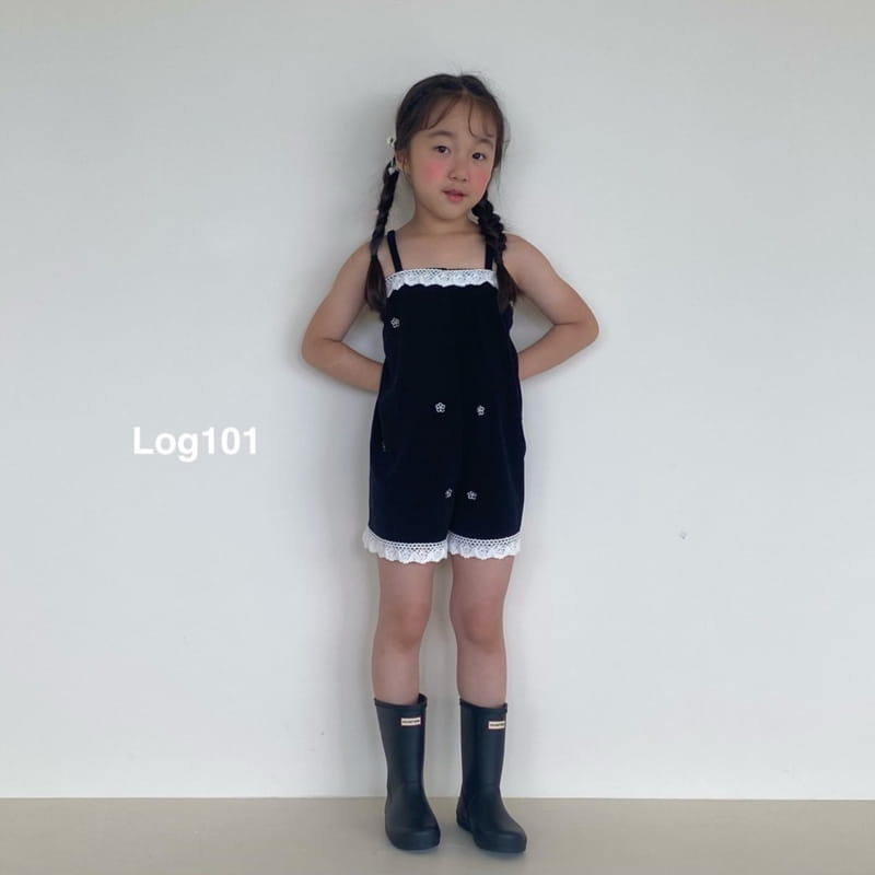 Log101 - Korean Children Fashion - #minifashionista - Flower Jumpsuit - 3