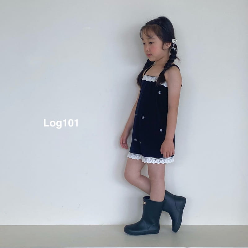 Log101 - Korean Children Fashion - #todddlerfashion - Flower Jumpsuit - 5