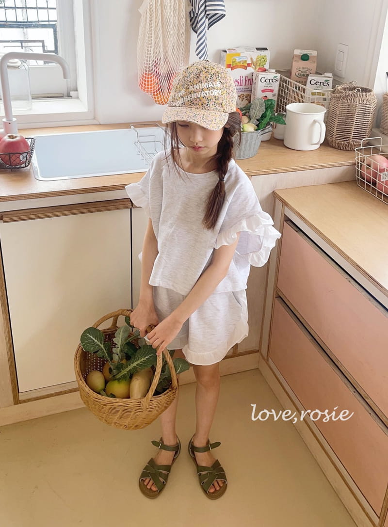 Love Rosie - Korean Children Fashion - #childofig - Charlotte Frill Shorts Set - 6