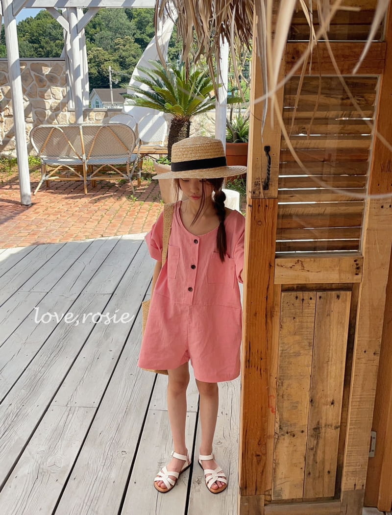 Love Rosie - Korean Children Fashion - #designkidswear - Nothing Linen Jumpsuit