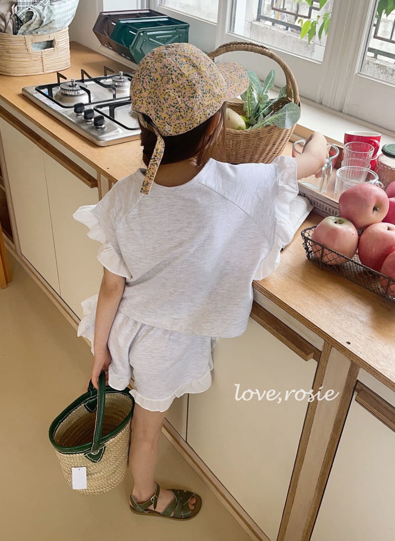 Love Rosie - Korean Children Fashion - #minifashionista - Charlotte Frill Shorts Set