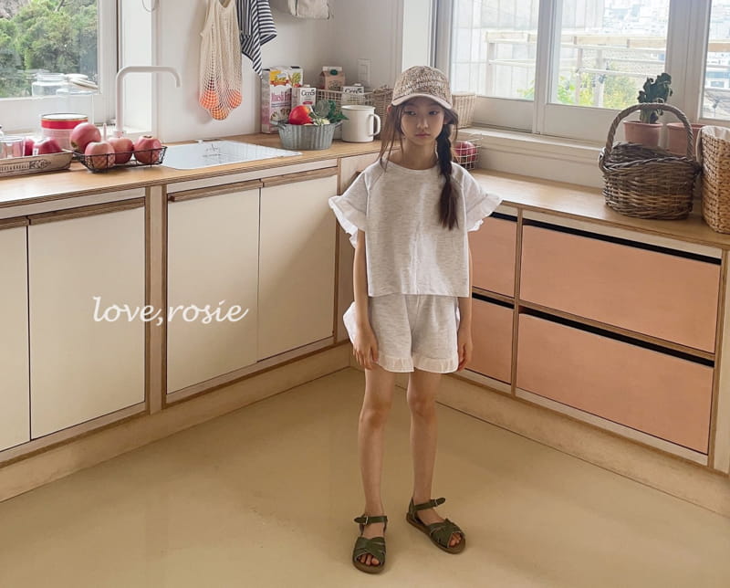 Love Rosie - Korean Children Fashion - #stylishchildhood - Charlotte Frill Shorts Set - 5