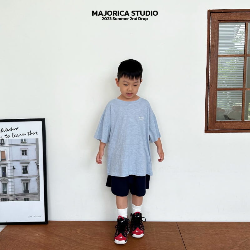 Majorica - Korean Children Fashion - #childofig - Piping Sleeveless Short Sleeves Bottom Set - 4