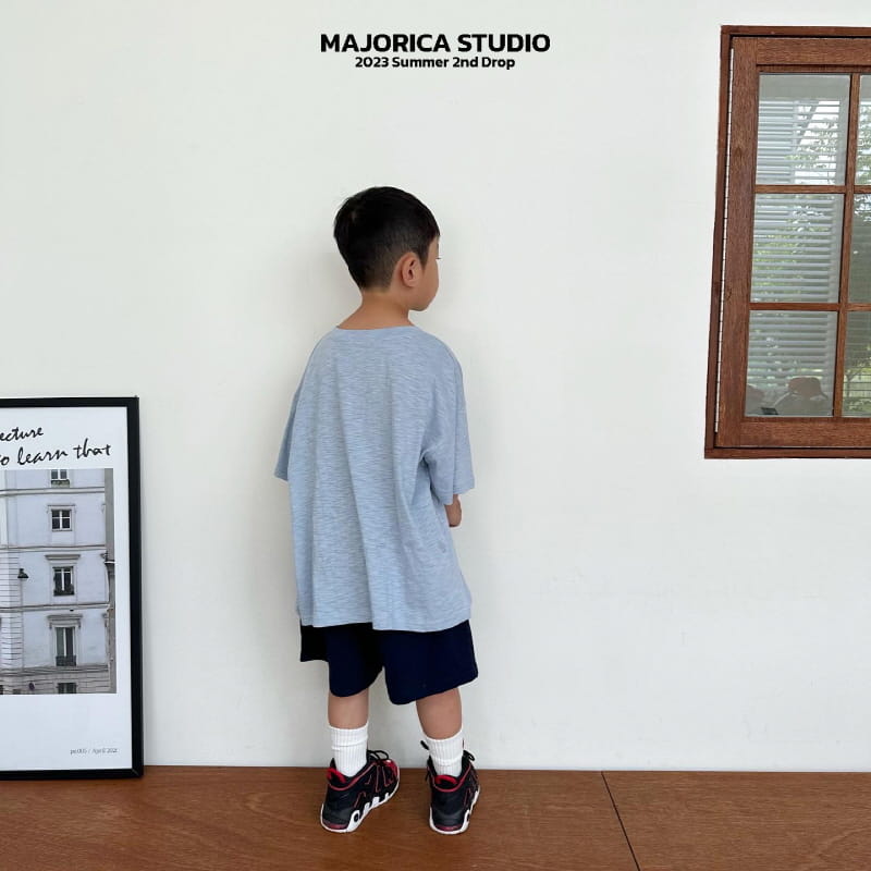 Majorica - Korean Children Fashion - #designkidswear - Piping Sleeveless Short Sleeves Bottom Set - 5