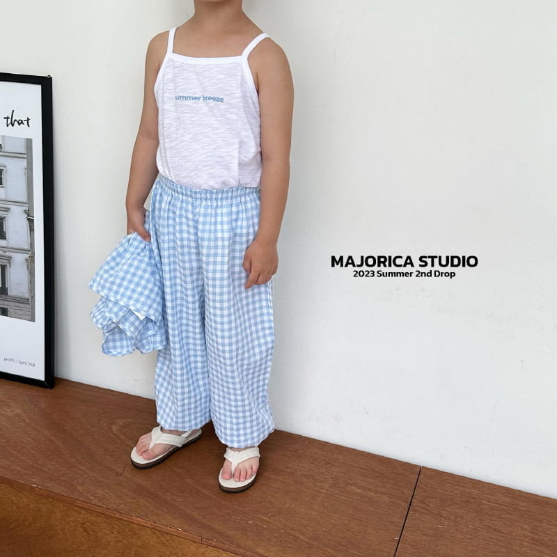 Majorica - Korean Children Fashion - #fashionkids - Gobang Sleeveless Cardigan Pants Set - 6