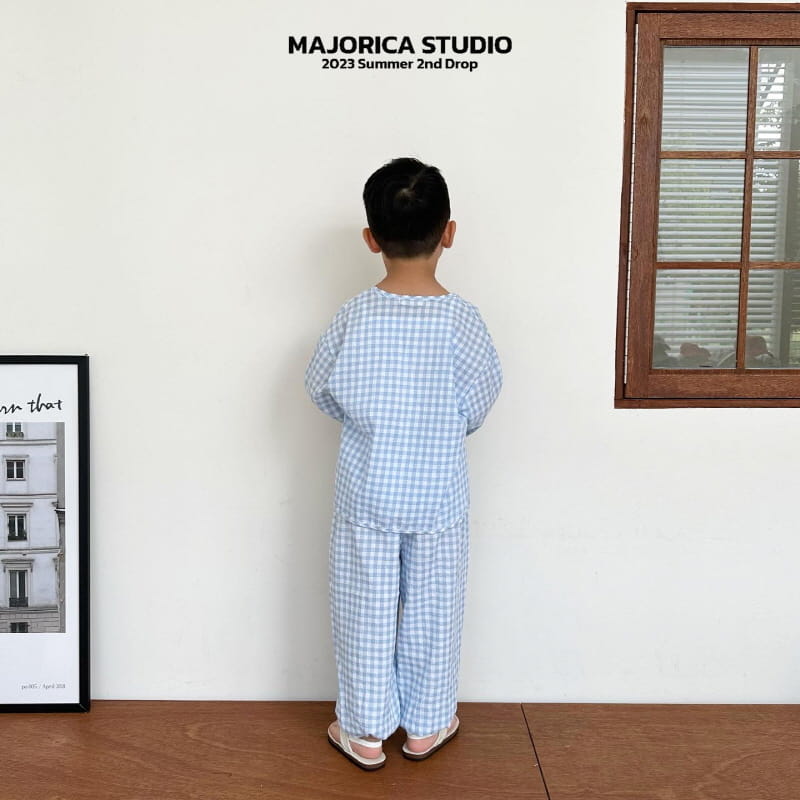 Majorica - Korean Children Fashion - #magicofchildhood - Gobang Sleeveless Cardigan Pants Set - 12