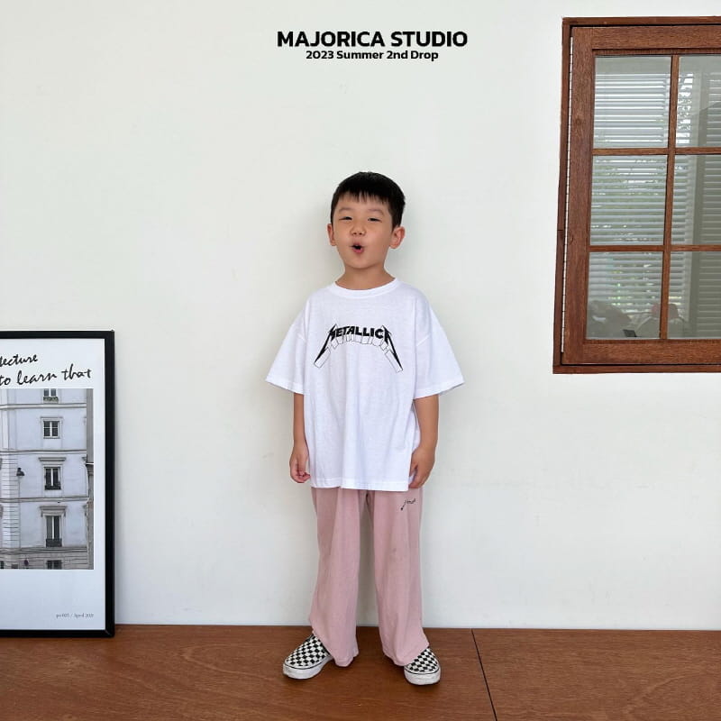 Majorica - Korean Children Fashion - #toddlerclothing - Metal Tee - 4