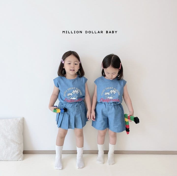 Million Dollar Baby - Korean Children Fashion - #kidsshorts - Summer Skirt Set - 3
