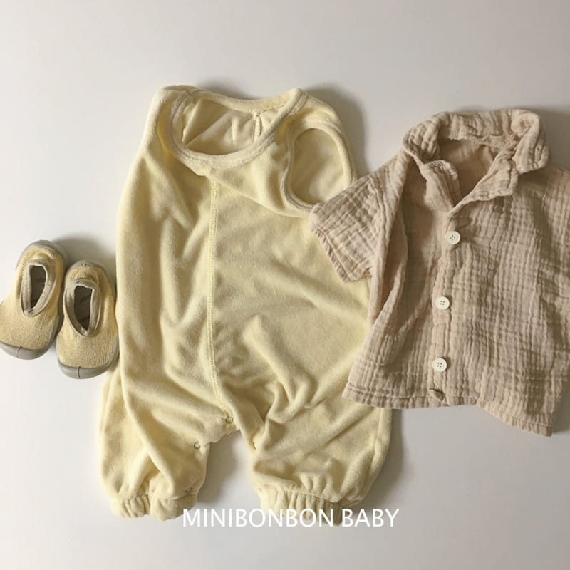 Mini Bongbong - Korean Baby Fashion - #babyfever - Half Top Bottom Set - 5
