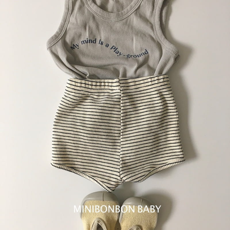 Mini Bongbong - Korean Baby Fashion - #babyfever - Piping Shorts - 3
