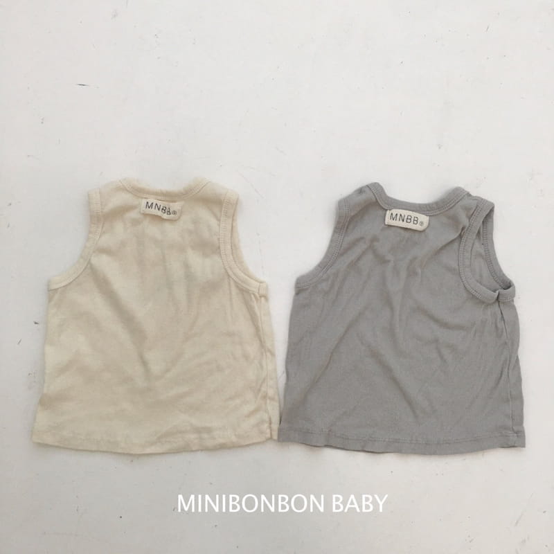 Mini Bongbong - Korean Baby Fashion - #babyfever - Wave Sleeveless