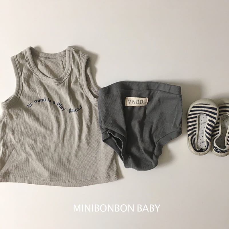 Mini Bongbong - Korean Baby Fashion - #babylifestyle - Wave Sleeveless - 4
