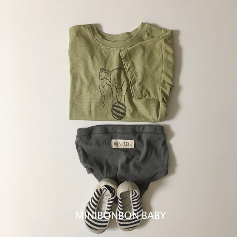 Mini Bongbong - Korean Baby Fashion - #babyoninstagram - Elephant Tee - 4