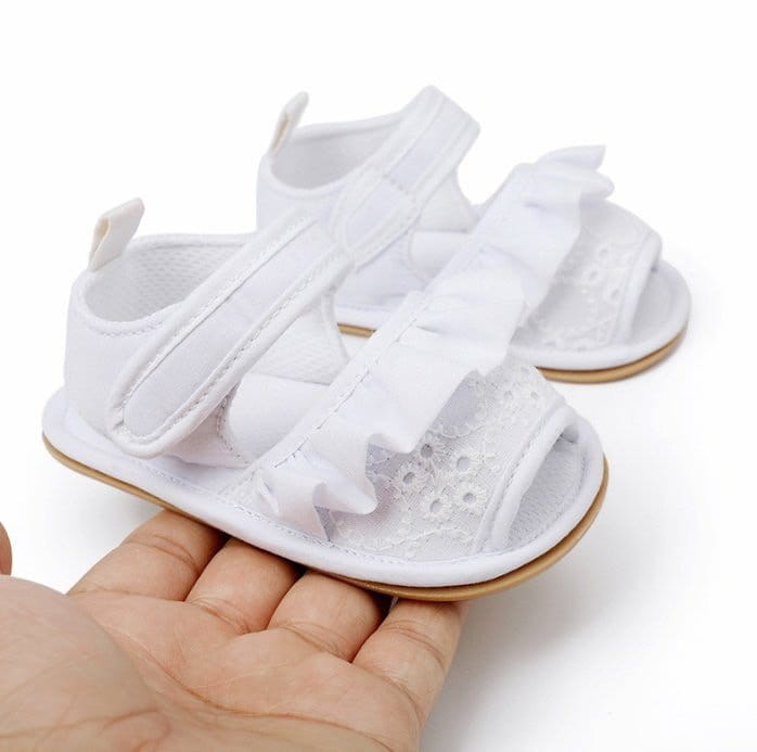Miso - Korean Baby Fashion - #babyboutiqueclothing - Bebe Frill Sandals - 3