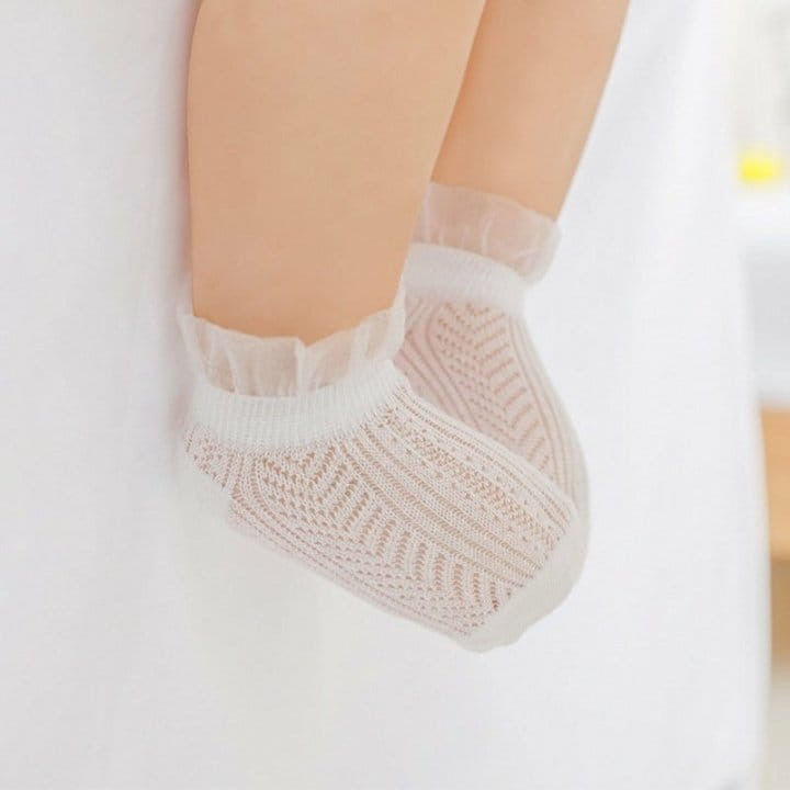 Miso - Korean Baby Fashion - #babyclothing - Mesh Les Sock sSEt