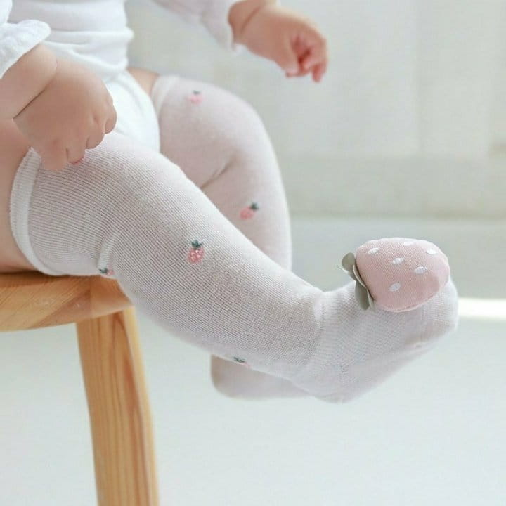 Miso - Korean Baby Fashion - #babyclothing - Fruit Mesh Tights - 2