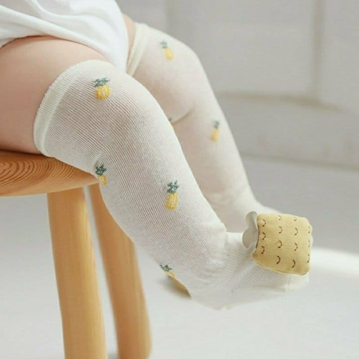 Miso - Korean Baby Fashion - #babyfashion - Fruit Mesh Tights - 3