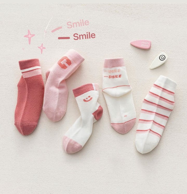 Miso - Korean Children Fashion - #designkidswear - Pink Socks Set