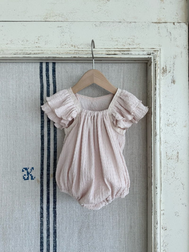 Monbebe - Korean Baby Fashion - #babygirlfashion - Angel Frill Bodysuit - 7