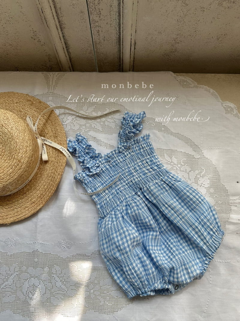 Monbebe - Korean Baby Fashion - #babylifestyle - Check Melly Bodysuit - 11