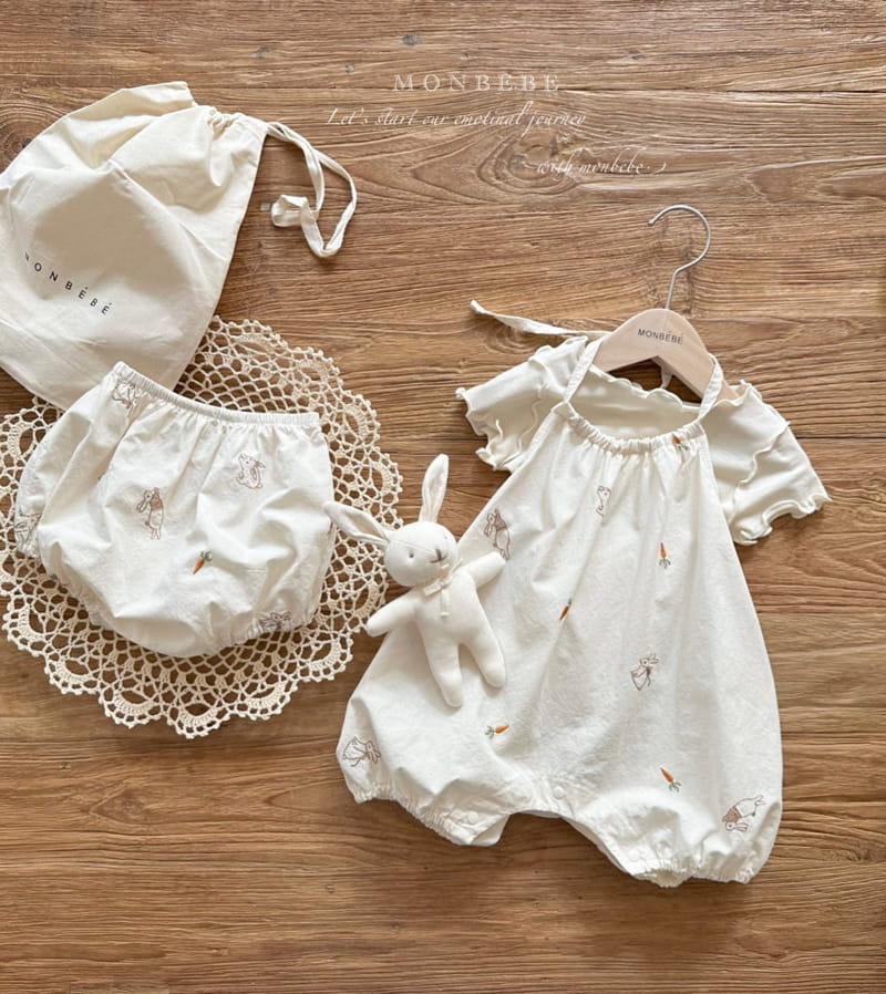 Monbebe - Korean Baby Fashion - #babywear - Petter Rabbit Bodysuit - 6